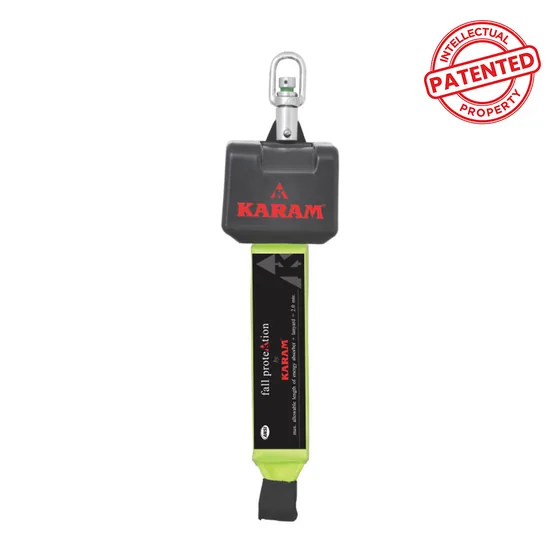 Karam Mini Block with Swivel, Webbing with Energy Absorber