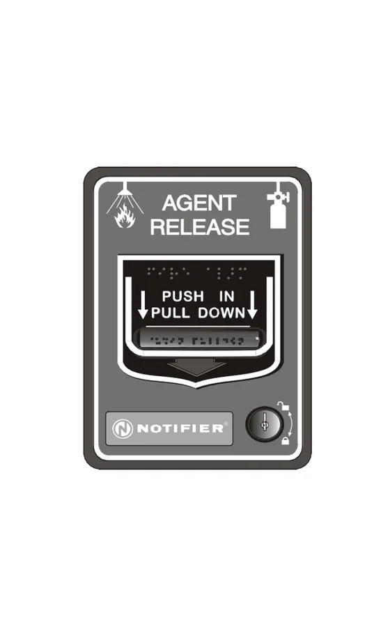Notifier NBG-12LR Series Dual-Action Agent Release Stations