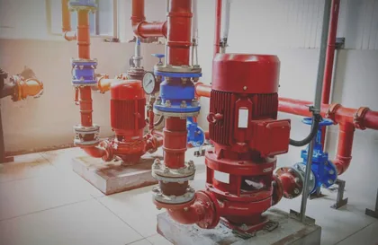 Fire pump room installation